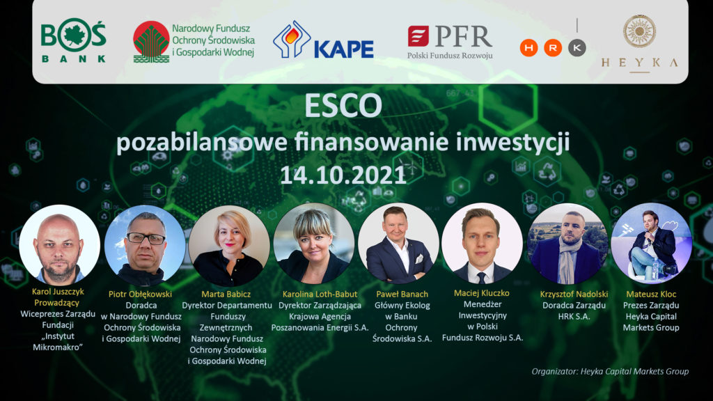 Heyka Capital Markets Group organisierte während der POLECO-Messe in Posen eine Konferenz zur Finanzierung von Projekten im ESCO-Modell.